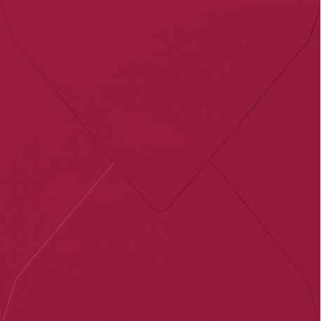 Enveloppe carr. rouge