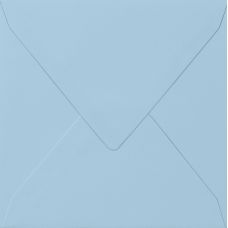Enveloppe carr. bleu clair