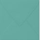 Enveloppe carr. turquoise