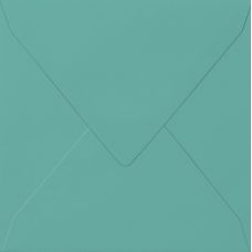 Enveloppe carr. turquoise