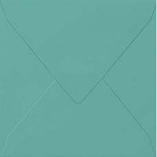 Enveloppe carr. turquoise