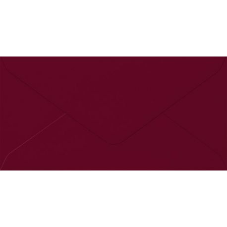 Enveloppe DL rouge foncé