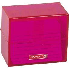 Boîte à fiches A8 remplie pink