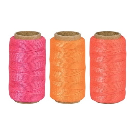 Cordelette déco Fluo 1mm présentoir 36rl