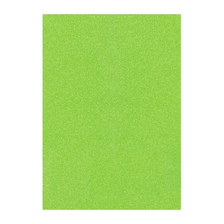 Carton pailleté A4 200g vert fluo