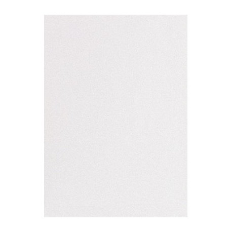 Carton pailleté A4 200g blanc iris.