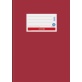 Protège-cahier A4 papier rouge vif