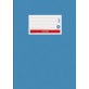 Protège-cahier A4 papier bleu moyen