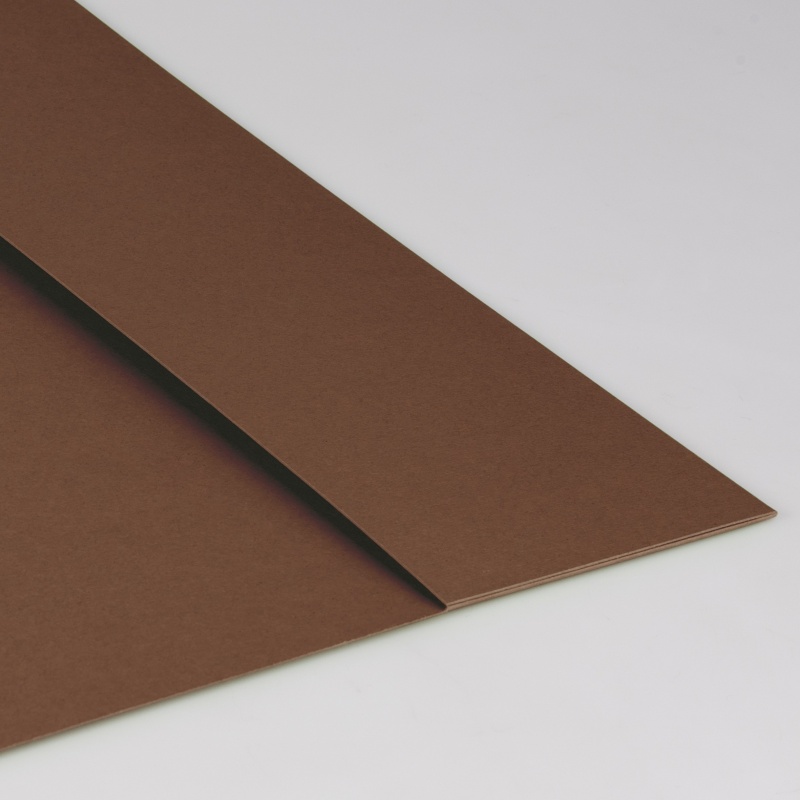 Protège-cahier HERMA A4 En Papier Recyclé Marron - Avec Champ D'étiquetage Pour école