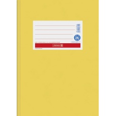 Protège-cahier A5 papier jaune d'or