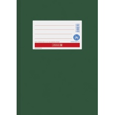 Protège-cahier A5 papier vert foncé