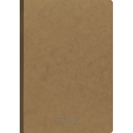 Carnet A4 FACT!plus FSC marron 5x5