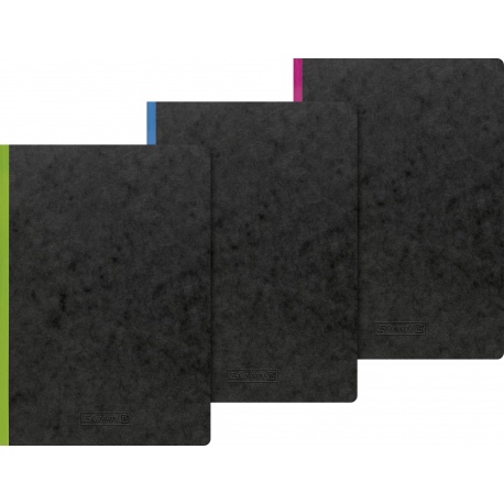 Carnet A4 FACT!plus FSC 3coul. 5x5