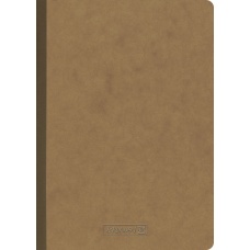 Carnet A5 FACT!plus FSC marron lign