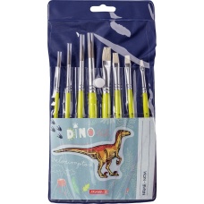 Pinceau scolaire Dinosaure set 8pc