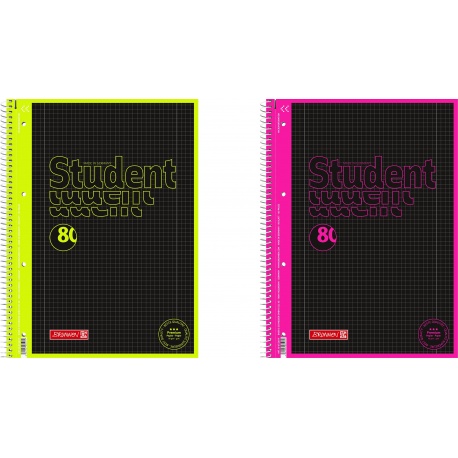 Cahier-recharge A4 Black Fluo 5x5