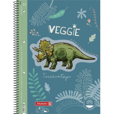 Cahier-recharge A4 Dinosaures ligné