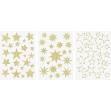 Sticker fenêtre Étoile doré