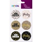 Sticker Party rond 4 cm