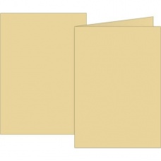 Carte double A6 160g mie 10pc