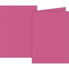 Carte double A6 160g fuch 10pc