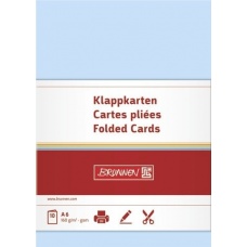 Carte double A6 160g blcl10pc
