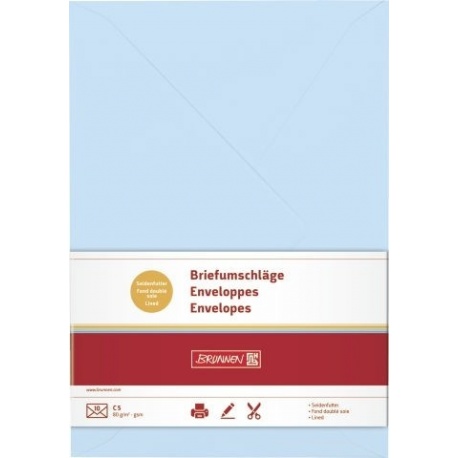 Enveloppe C5 doublée blcl 10pc