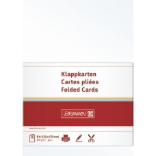 Carte double B6 200g bpl 10pc