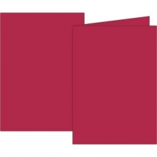 Carte double B6 200g rou 10pc