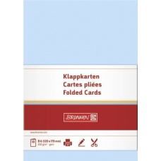 Carte double B6 200g blcl 10pc