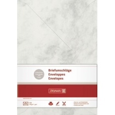 Enveloppe C5 marbrée gri 10pc