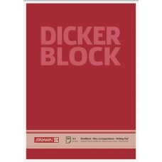 Bloc correspondance A4 Dicker uni