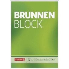 Bloc correspondance A4 BRUNNEN uni