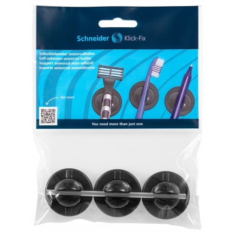 Klick-Fix support universel noir kit 3 pcs