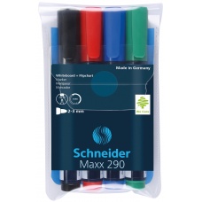Marqueur tableau blanc Maxx 290 Pochette 4 pièces assorti