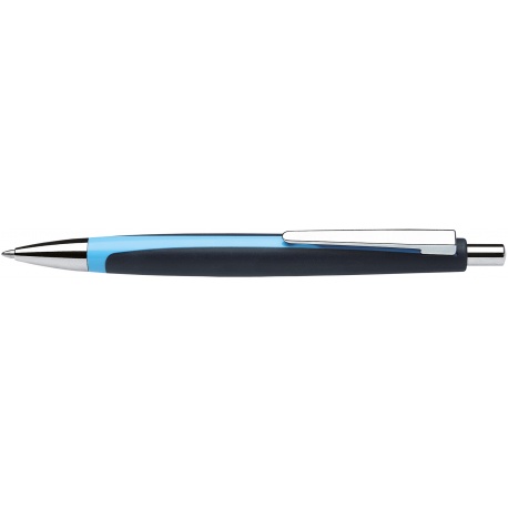Stylo à bille Contrast bleu fonce-bleu clair Recharge Slider 755 M bleue