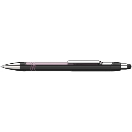 Stylo à bille Epsilon Touch noir-pink Recharge Slider 755 XB bleue