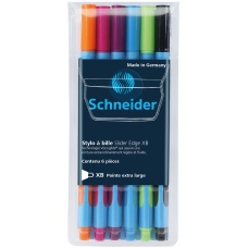 Stylo à bille Slider Edge XB col. Pochette 6 pièces France