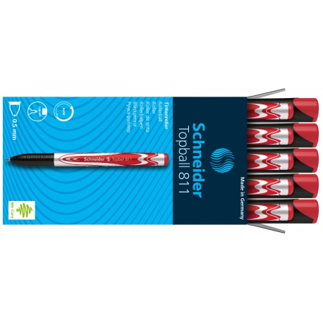 Roller à encre Topball 811 05 rouge