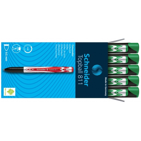 Roller à encre Topball 811 05 vert