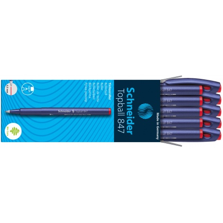 Roller à encre Topball 847 05 rouge