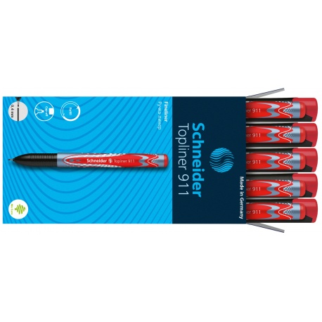 Fineliner Topliner 911 04 rouge