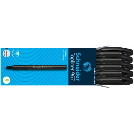 Fineliner Topliner 967 04 noir