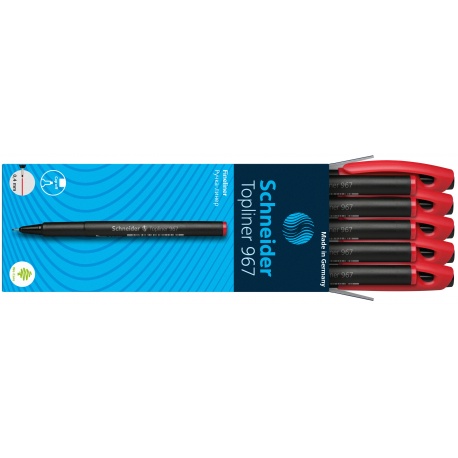 Fineliner Topliner 967 04 rouge