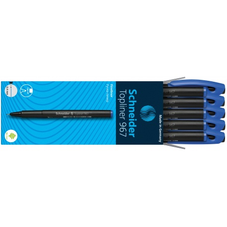 Fineliner Topliner 967 04 bleu