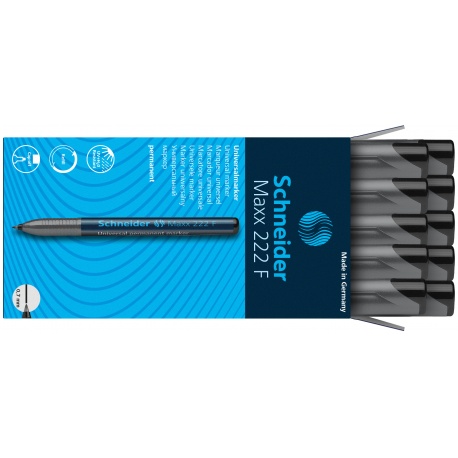 Marqueur universel Maxx 222 F perm. noir