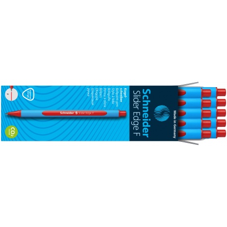 Stylo à bille Slider Edge F rouge