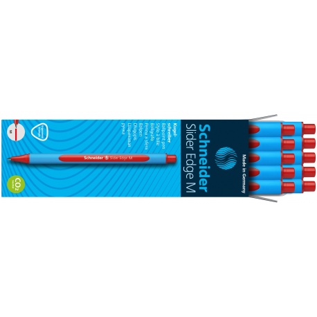 Stylo à bille Slider Edge M rouge