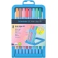 Stylo à bille Slider Edge XB Box 8 pièces Pastel