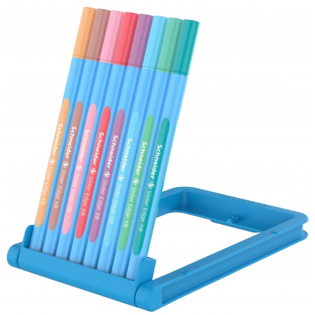 Stylo à bille Slider Edge XB Box 8 pièces Pastel
